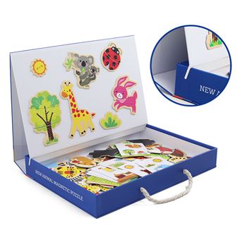 Jeu de planche à dessin magnétique pour les enfants, jouets de puzzle  d'apprentissage magnétiques, cadeaux éducatifs pour enfants