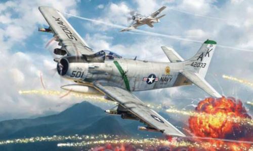 A-1H Skyraider Italeri 1/48