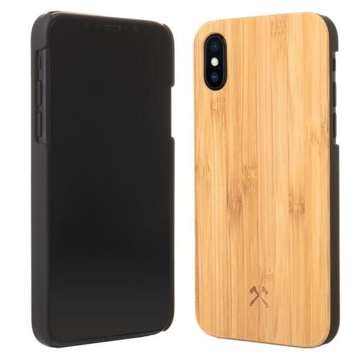 Coque pour iPhone 5, 5s, SE en Bois Véritable Bambou Noir Woodcessories EcoCase Classic