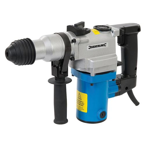 Silverline 633821 Perforateur burineur SDS Plus 850W Bleu/gris