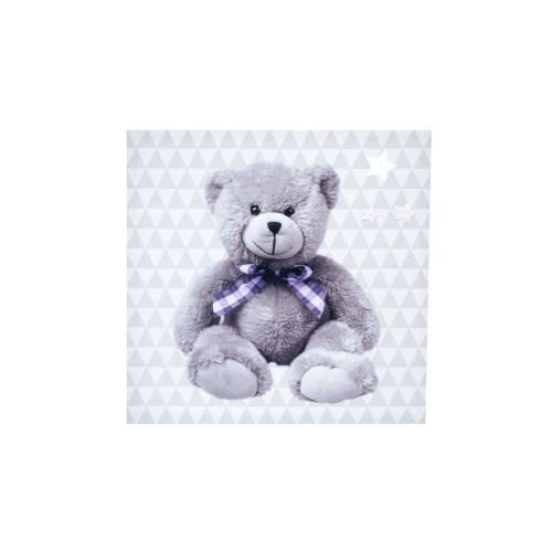Domiva Toile Lumineuse Little Bear - Scintillante - 30 X 30 Cm