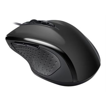 Suza SHAPE 6D Wired Mouse S-6D-BK - Souris - optique - 7 boutons - filaire - USB - 1