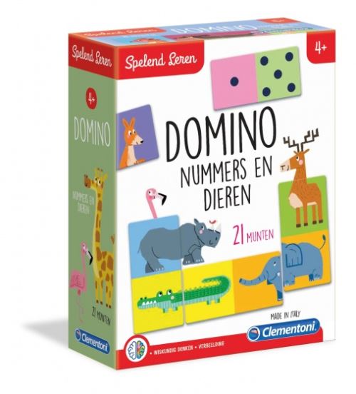 Spelend Leren animal domino multicolore