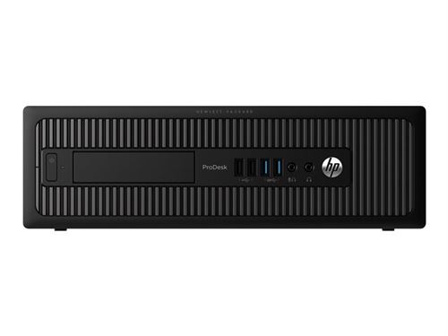 HP 600 G1 - SFF - Core i5 4570 / 3.2 GHz - RAM 4 Go - HDD 500 Go - GigE - Win 10 Pro - moniteur : aucun - clavier : Français