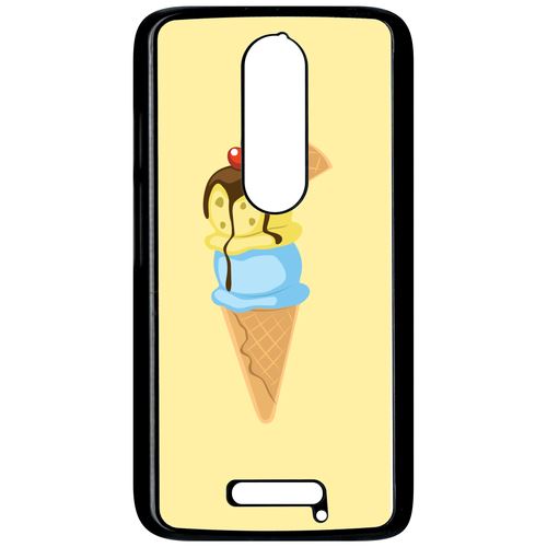 Coque Motorola Moto X3 Glace Cornet Jaune