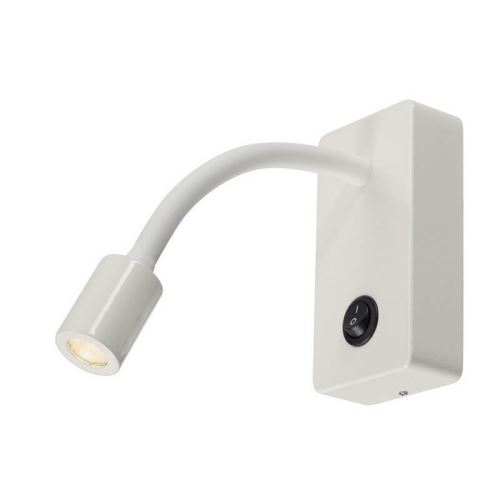 Liseuse chambre adulte Pipoflex LED H12,5 cm - Blanc