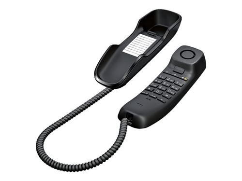 Gigaset DA210 - Téléphone filaire - noir