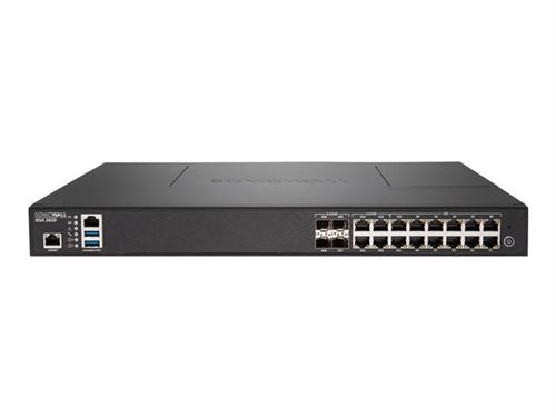 SonicWall NSa 2650 High Availability - Dispositif de sécurité - Haute disponibilité - GigE, 2.5 GigE - 1U - rack-montable