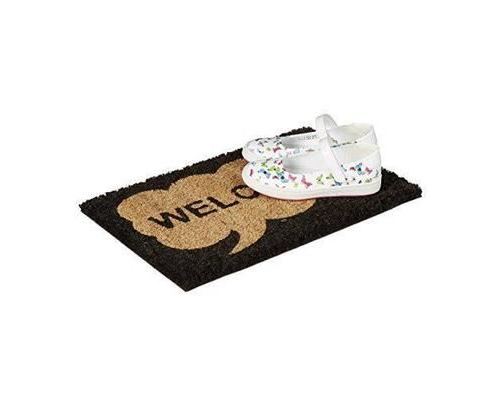 Relaxdays 10020207_492 Mini Paillasson enfants avec motifs fibres de coco 40 x 25 cm tapis de sol chambre enfant tapis antidérapa…