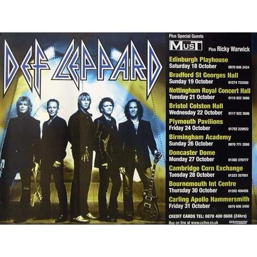 Def Leppard - 75x100 cm - AFFICHE / POSTER