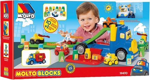 Molto - Camion Avec Blocks Et Voitures