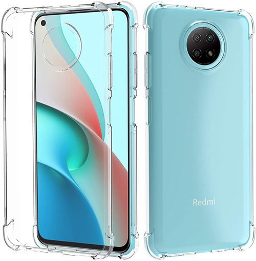 Coque pour Xiaomi Redmi Note 9T 5G Souple Transparente flexible Bumper en Gel TPU Silicone avec bords renforcés XEPTIO