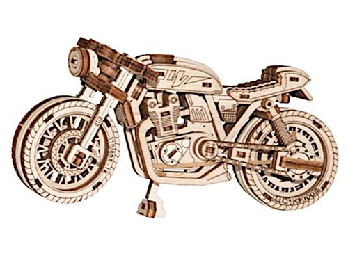 Wooden City kit de maquette Racer 14 cm bois naturel 85-pièces