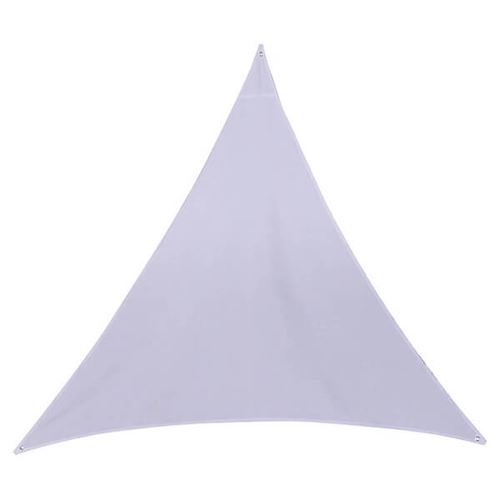 Voile d'ombrage triangulaire 4 x 4 x 4 m Blanc Anori - Hespéride