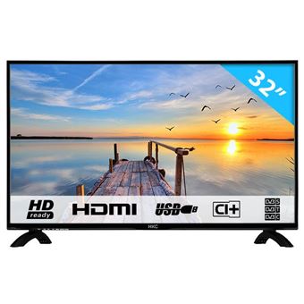 HKC 32C9A-H2EU - Classe de diagonale 32" (31.5" visualisable) TV LCD rétro-éclairée par LED - 720p 1366 x 768 - 1