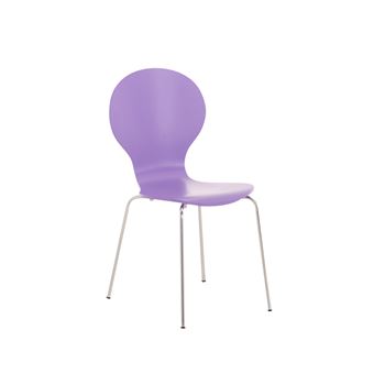 Chaise de conference diego en bois empilable non pliable interieur H. 86 cm - 1