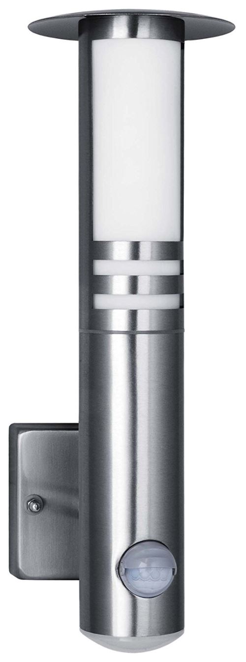 Lampe extérieure inox R70, détecteur muvement 140°