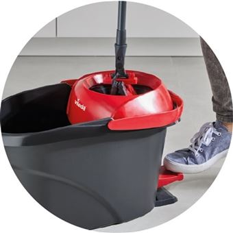 Vileda Ultramat Turbo Box Vadrouille Plate Rotative Outils De Nettoyage Achat Prix Fnac
