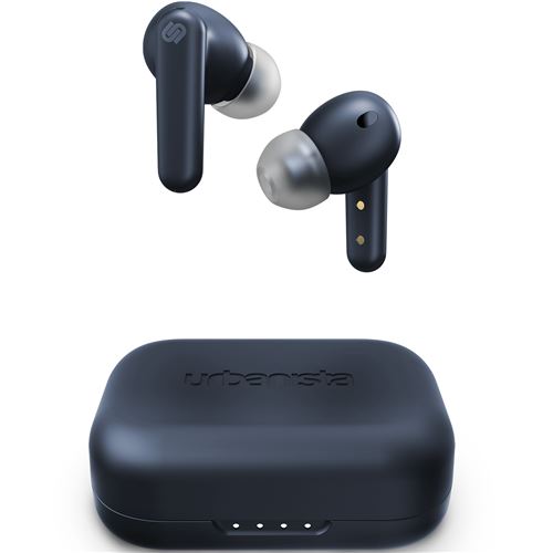 Urbanista London - Werkelijk draadloze koptelefoon met micro - inwendig - Bluetooth - actieve geluidsdemping - dark sapphire