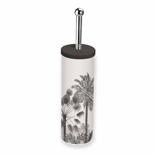Paris Prix - Brosse Wc Imprimée cocoty 38cm Noir & Blanc