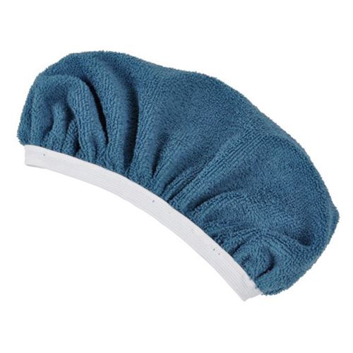 Paris Prix - Housse Pour Balai microfibre 23cm Bleu Paon