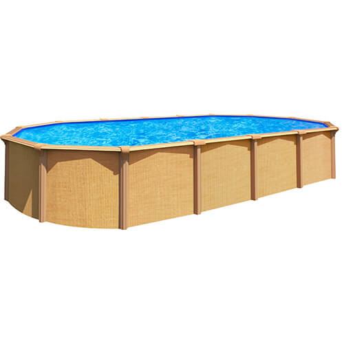 Kit Piscine Ovale Hors Sol Acier 5 1 M X 3 9m Aspect Bois Abak Osmose C9570 Diametre Interieur 9 15 X 4 60 M Aspect Bois Piscine Achat Prix Fnac