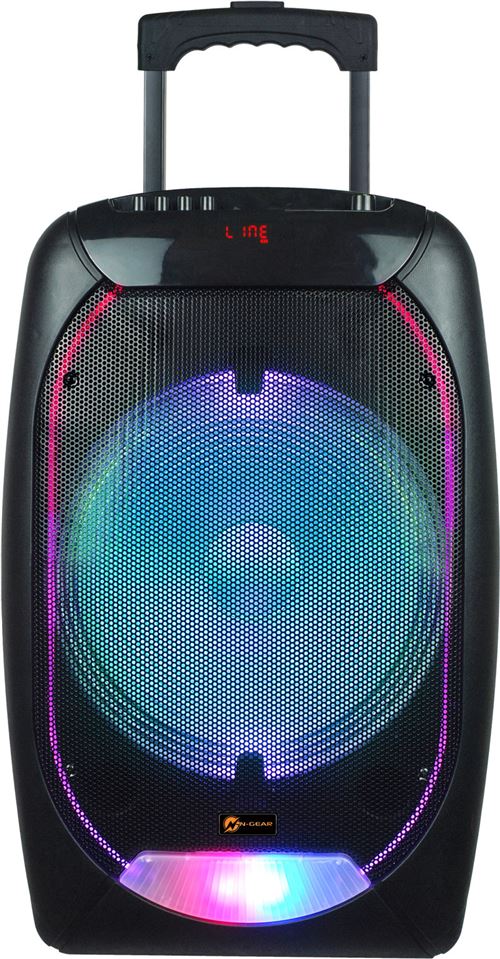 N-Gear chariot haut-parleur The Flash 1210bluetooth 300W noir