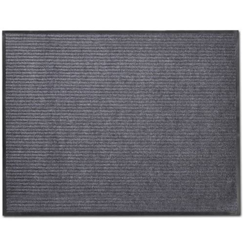 Vidaxl - Paillasson pvc Gris 90 x 60 cm Gris