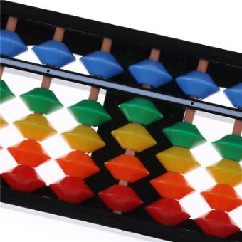 Boulier en Plastique avec 13 Rangées,Perle Arithmétique Abacus