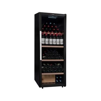 Climadiff Premium CPW204B1 - Cave à vin - pose libre - largeur : 59.5 cm - profondeur : 70 cm - hauteur : 158.8 cm - 387 litres - classe G - noir