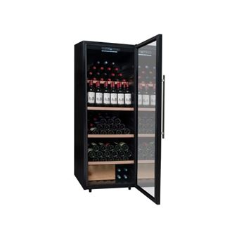 Climadiff Premium CPW204B1 - Cave à vin - pose libre - largeur : 59.5 cm - profondeur : 70 cm - hauteur : 158.8 cm - 387 litres - classe G - noir