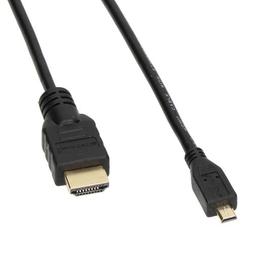 INECK® Câble HDMI vers Micro HDMI (Type D) - Pour Tablettes et Smartphones - Version 1.4 / 2.0 - Full HD 1080p / Ultra HD 2160p - Ethernet et 3D