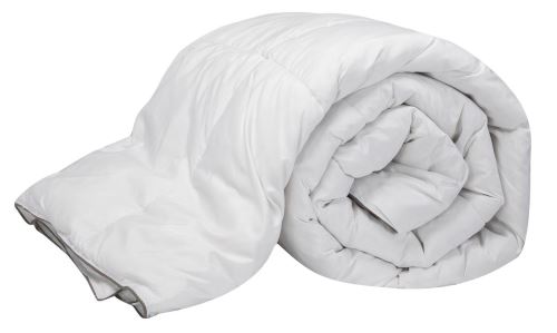 Couette naturelle en plumes d'oies 96%, housse en 100% coton percale, 220 g/m². 220x225 cm Pikolin Home