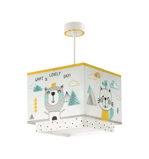 DALBER-Suspension carre hello little