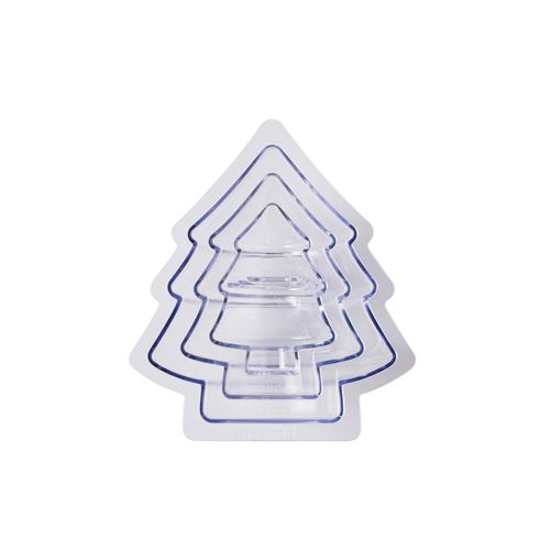 Mastrad - Moule sapins en chocolat - lot de 3