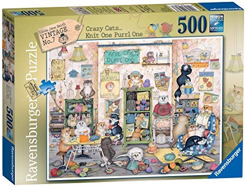 Casse-tête CRAZY CATS - KNIT ONE PURRL ONE