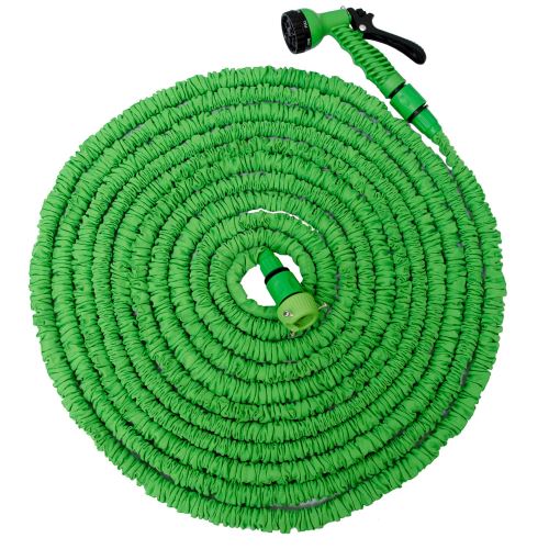 eyepower Tuyau d'Arrosage Élastique 10m-30m incl Pistolet d'arrosage 7 jets Tuyau d'Irrigation pour