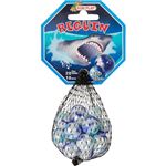 Sachet De 20 Billes De 1.6 Cm + 1 Callot De 2.5 Tigre Blanc - Jeu De