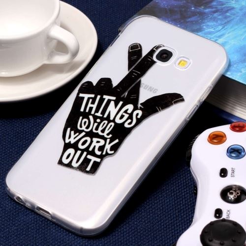 Galaxy A5 (2017) Coque Protection TPU doigt croisé Main ALS51370
