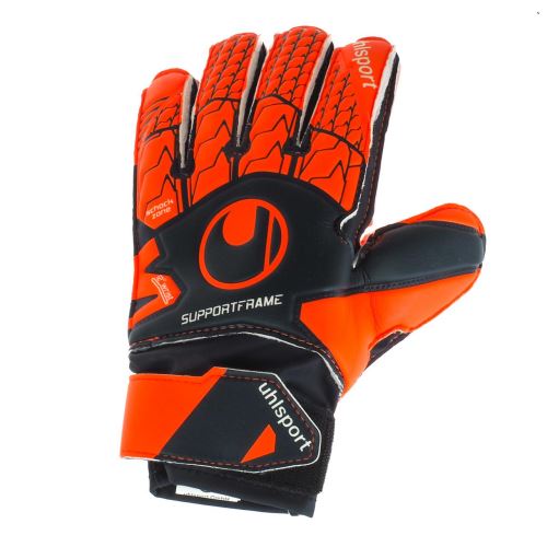 Gants gardien football Uhlsport Soft barrettes jr Orange taille : 8 réf : 0