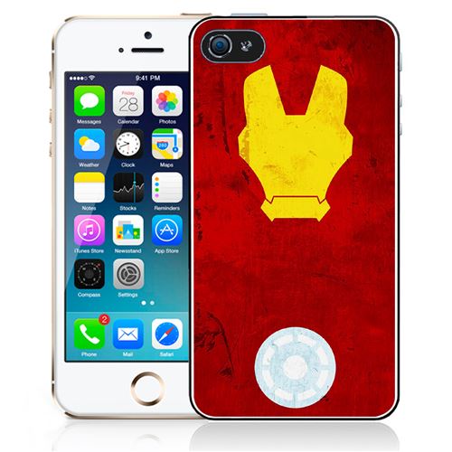 Coque pour iPhone 5C iron man art design