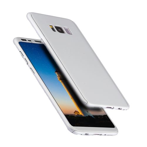 Galaxy S8 + / G955 Coque Protection Plastique Detachable Argenté ALS52428