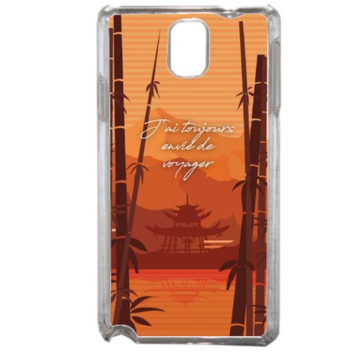 Coque J Ai Toujours Envie De Voyager Compatible Samsung Galaxy Note3 Transparent