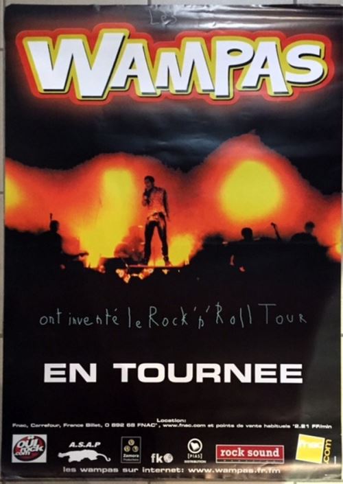 Les Wampas - 70x100 cm - AFFICHE / POSTER