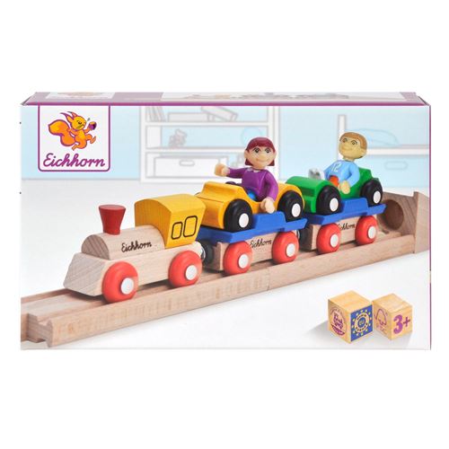 Train de voitures en bois Eichhorn