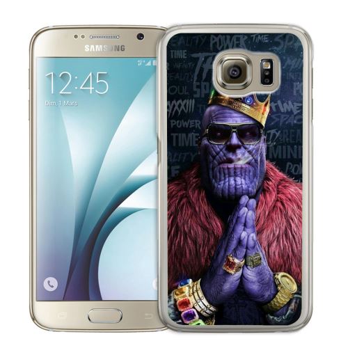 Coque pour Samsung Galaxy S7 Edge avengers thanos king