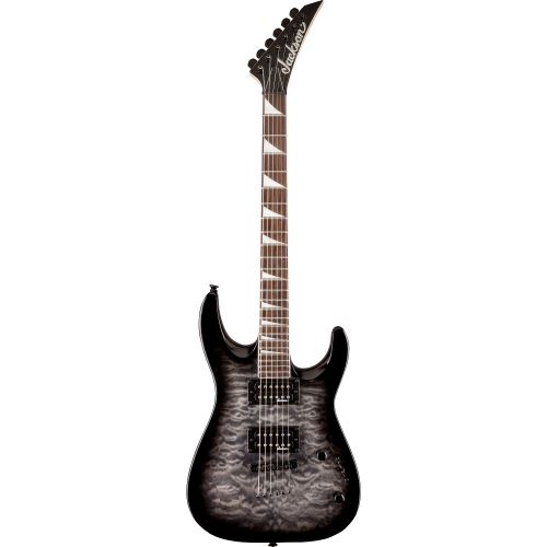 Jackson JS32TQ Dinky Arch Top Transparent Black