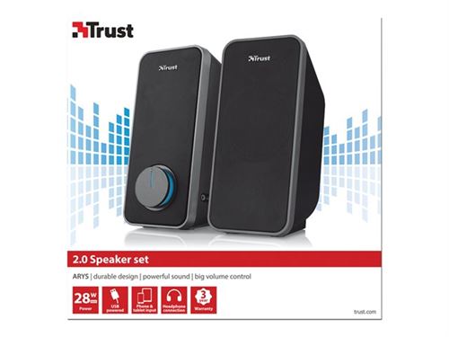 Trust Arys - Luidsprekers - voor PC - 14 Watt (Totaal)