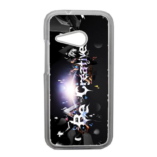 Coque Sois Créatif Art Graphique Compatible Htc One Mini 2 Transparent