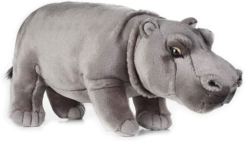 National Geographic peluche hippopotame junior 31 cm gris peluche